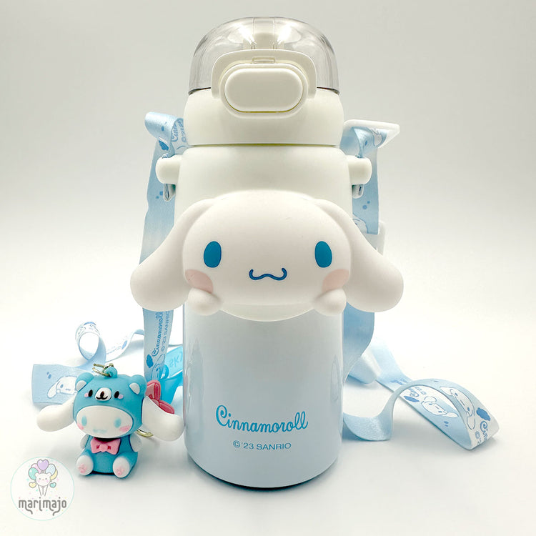 Termo Cinnamoroll 3D Head con llavero