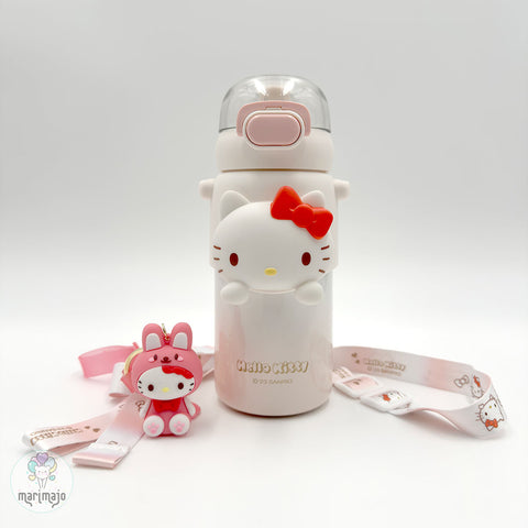 Termo Hello Kitty 3D Head con llavero