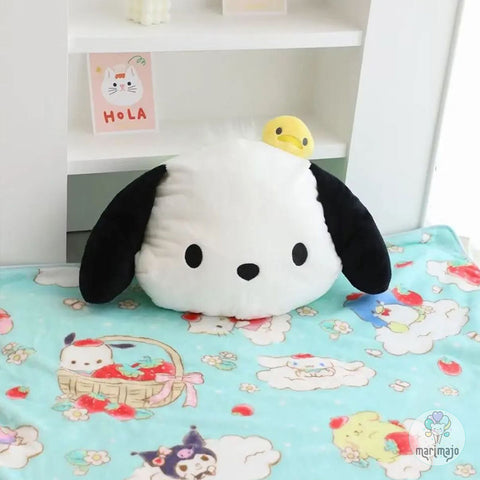 Almohada De Felpa Con Cobija Pochacco