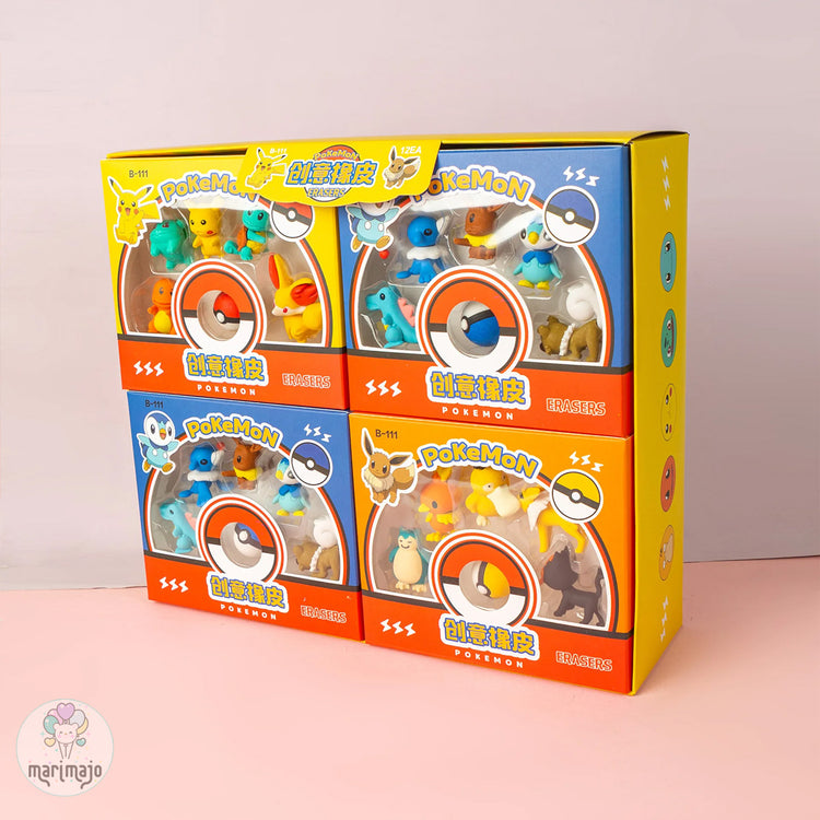 Borradores Pokemon Caja X 6 Unidades Motivo 2