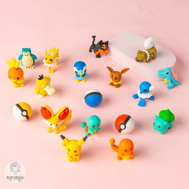 Borradores Pokemon Caja X 6 Unidades Motivo 3