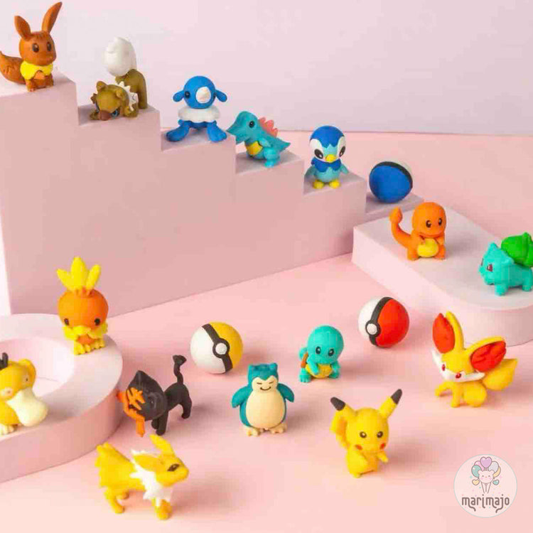 Borradores Pokemon Caja X 6 Unidades Motivo 3