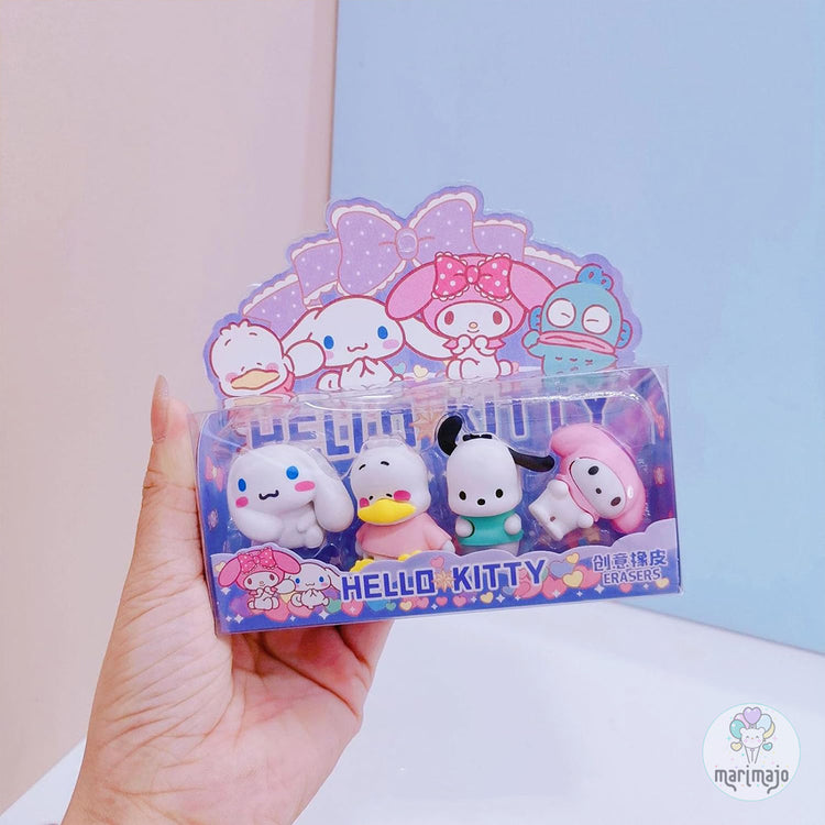 Borradores Sanrio Caja X 4 Unidades Motivo 2