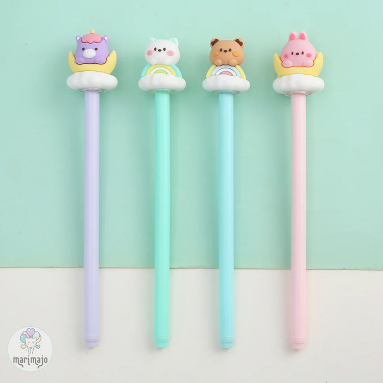 Esfero Angeles Animalitos Kawaii