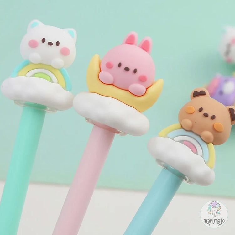 Esfero Angeles Animalitos Kawaii