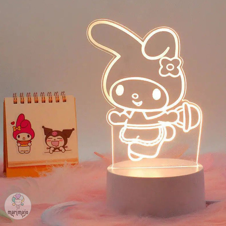 Lámpara My Melody Led Acrilico
