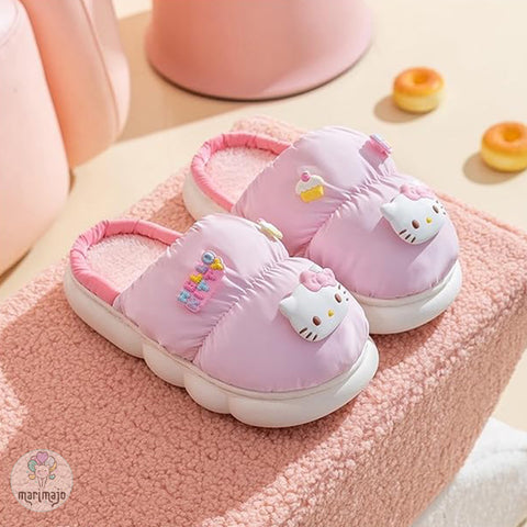 Pantuflas Hello Kitty Pines Rosado