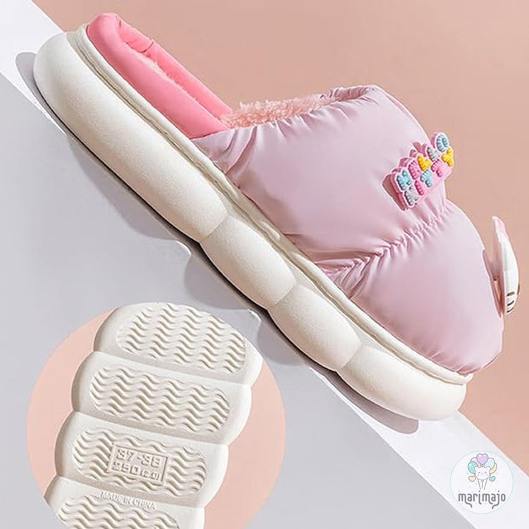 Pantuflas Hello Kitty Pines Rosado