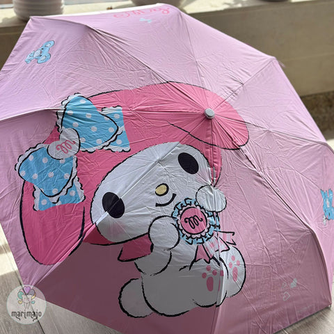Sombrilla My Melody Plegable Anti-UV