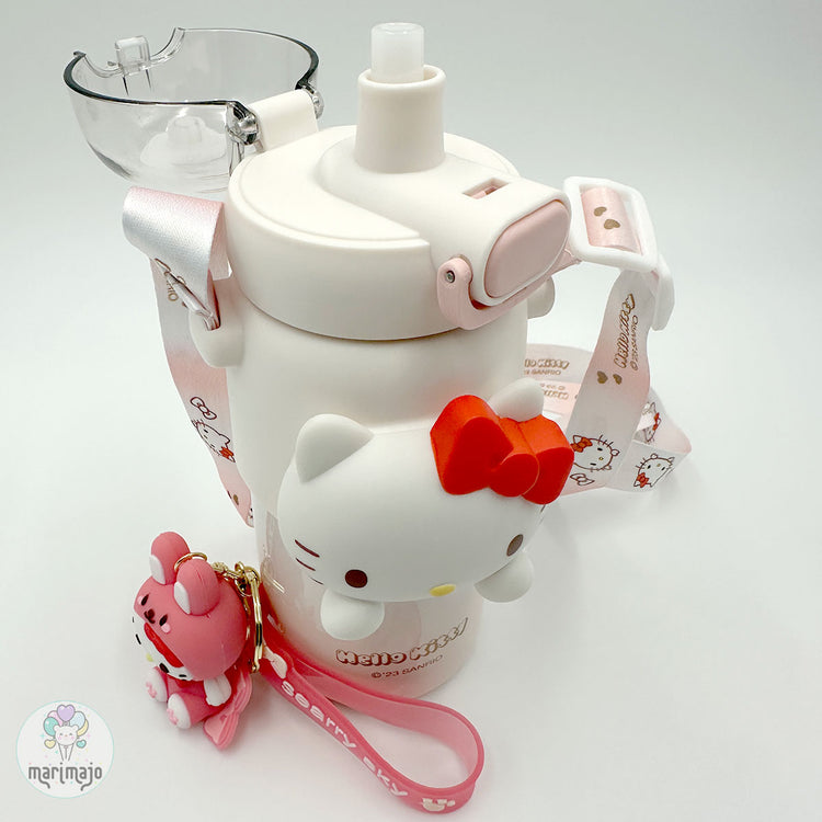 Termo Hello Kitty 3D Head con llavero