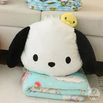 Almohada De Felpa Con Cobija Pochacco