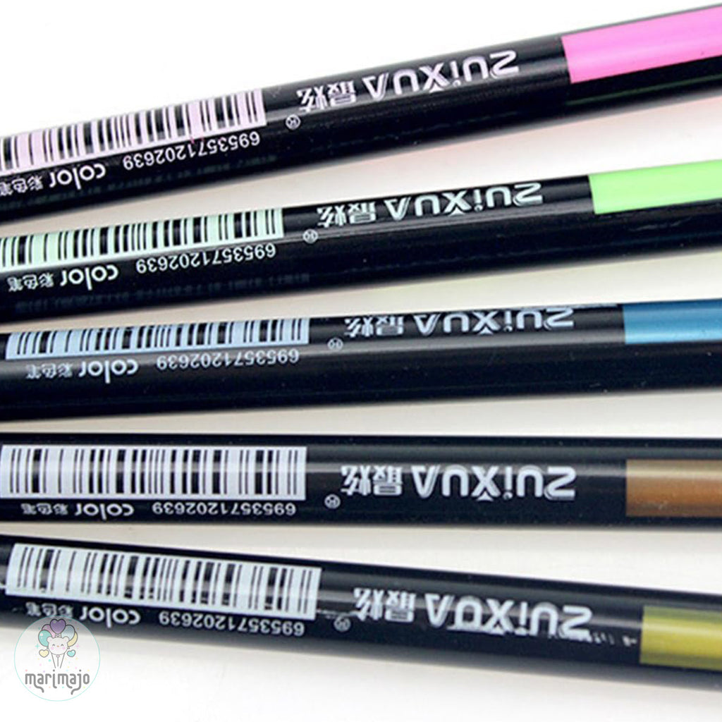 Esfero De Gel Colores Pastel Neon X 12 Colores