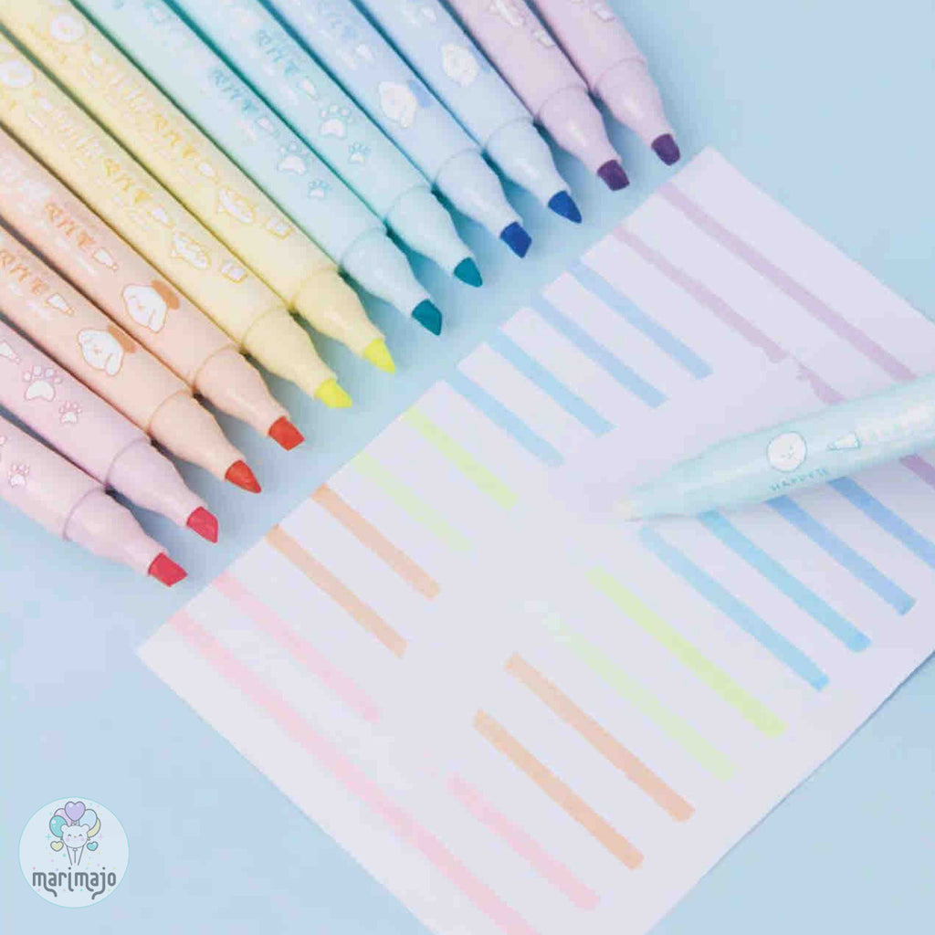 Resaltador Borrable X 6 Colores