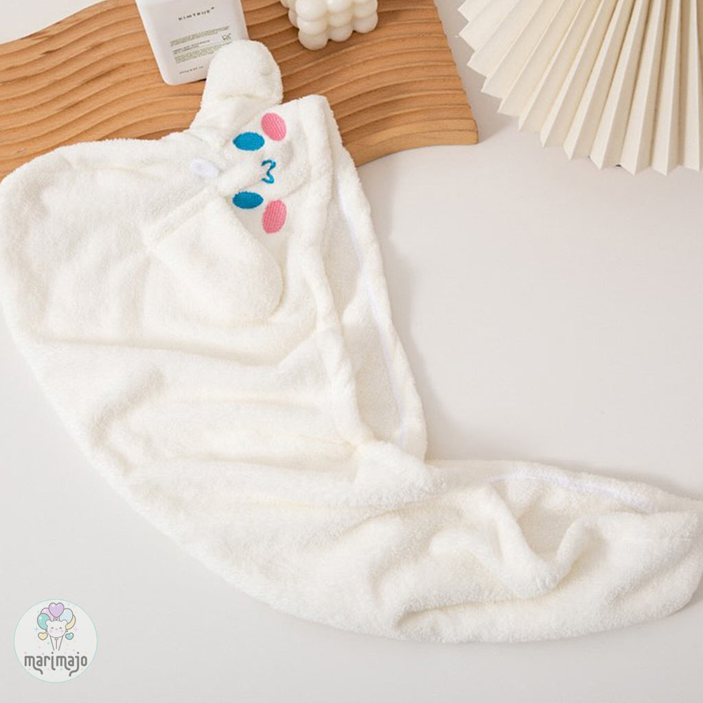 Toalla Cinnamoroll De Microfibra Para Secado Del Pelo